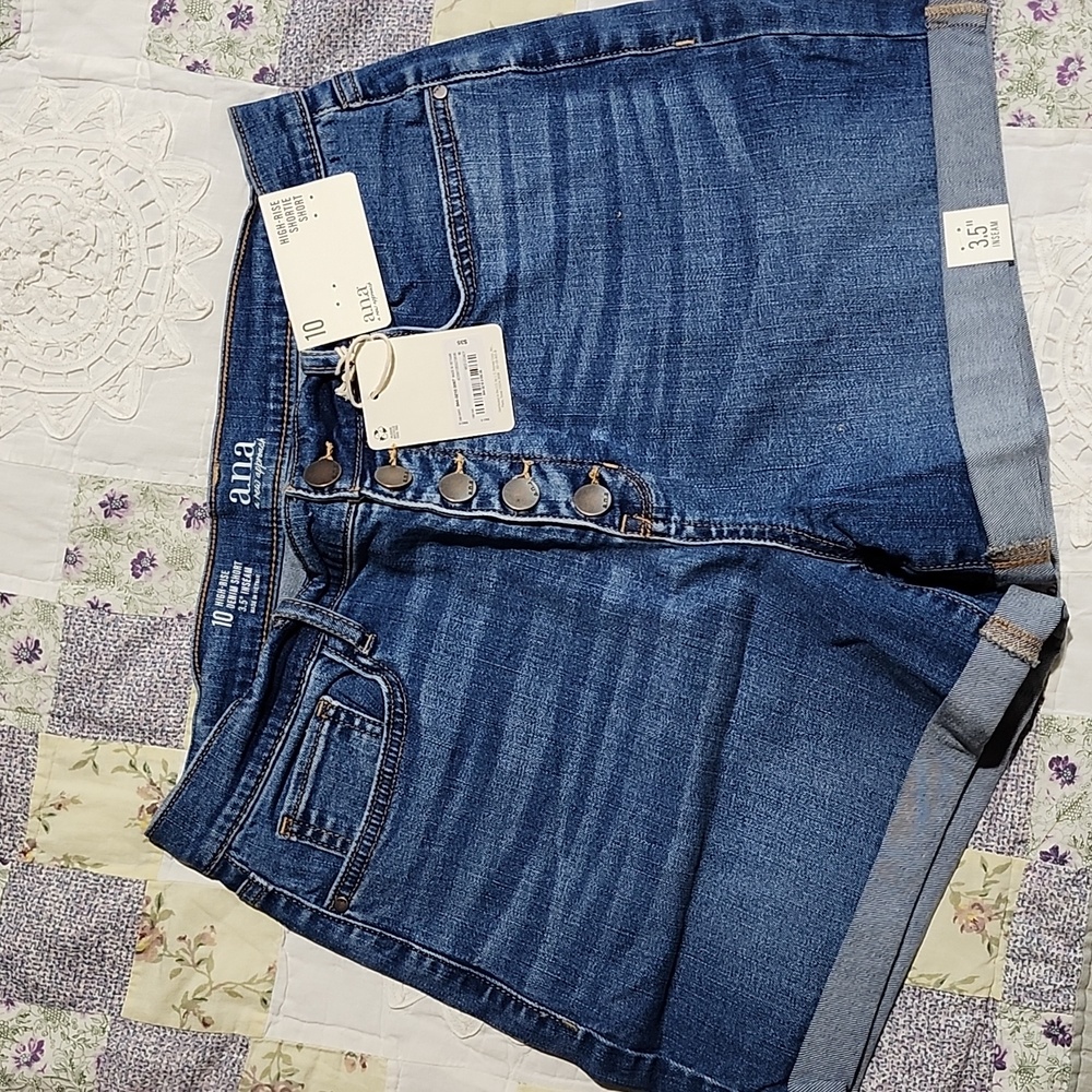 a.n.a High Rise Blue Jeans Versatile Denim